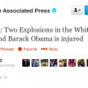 Associated Press Twitter Account Hacked, Tweets  About Explosions at White House